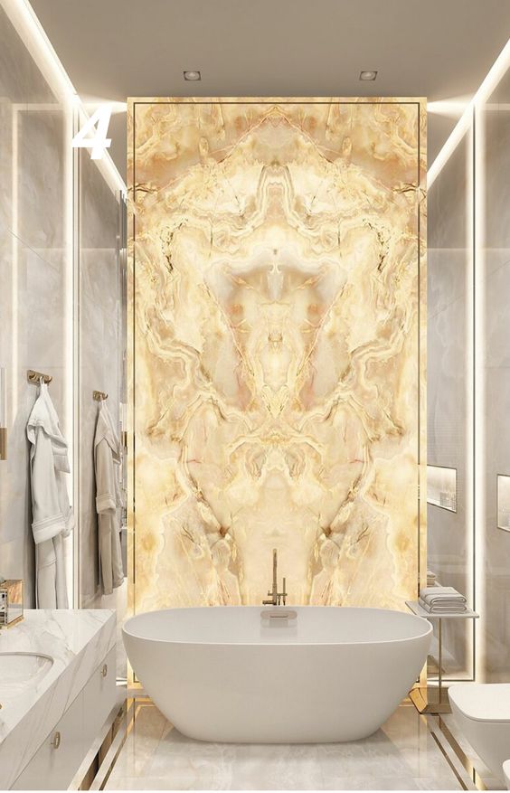 оникс в ванной